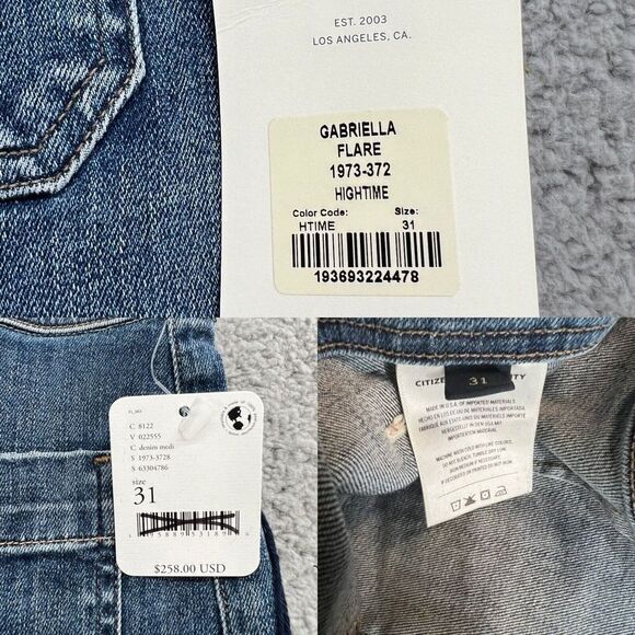 Citizens Of Humanity Gabriella Flare Highrise Jeans in Hightime - Picture 12 of 12